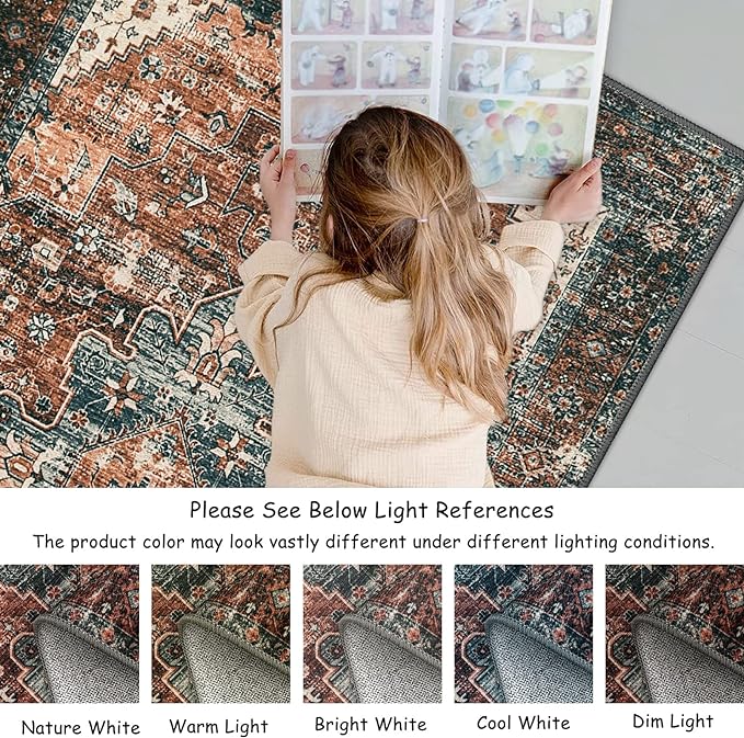 Moynesa Ultra-Thin Washable Runner Rug - Image 6
