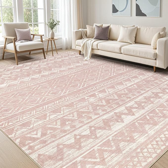 cotiled 5x8 Area Rugs Living Room Rug: Washable Boho Rugs by COTILED