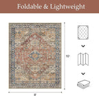 GENIMO Outdoor & Indoor Area Rug 8'x10', Waterproof, Non-Shedding, Easy Cleaning - Image 2