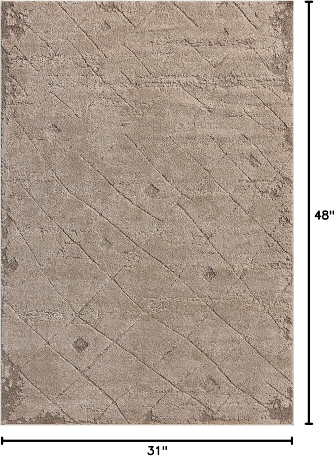 Loloi Amber Lewis Monty Collection MOT-05 Beige/Natural 2'-7" x 4', .50" Pile - Image 2