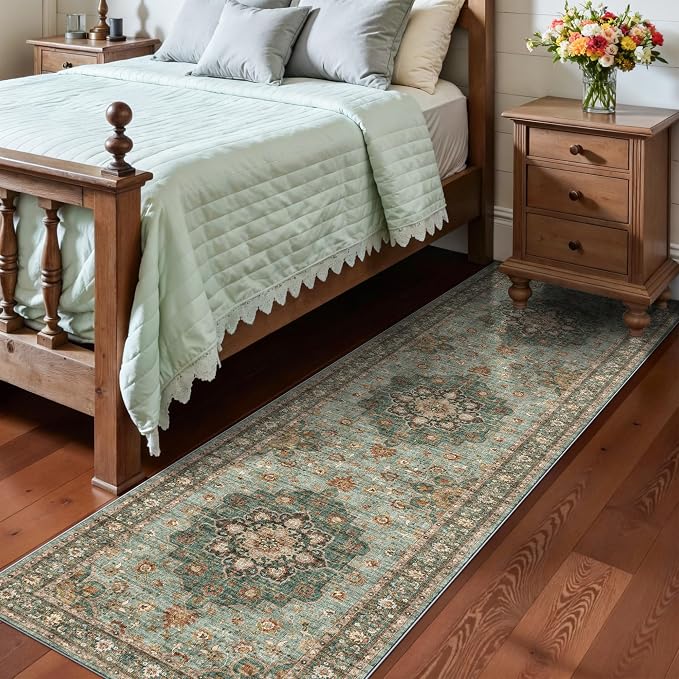 TOPRUUG Green Entryway 2x8 Rug - Image 6