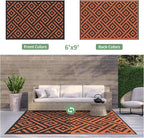 GENIMO Outdoor Rug for Patio, Waterproof Halloween RV Camping Mat Lightweight - Image 2