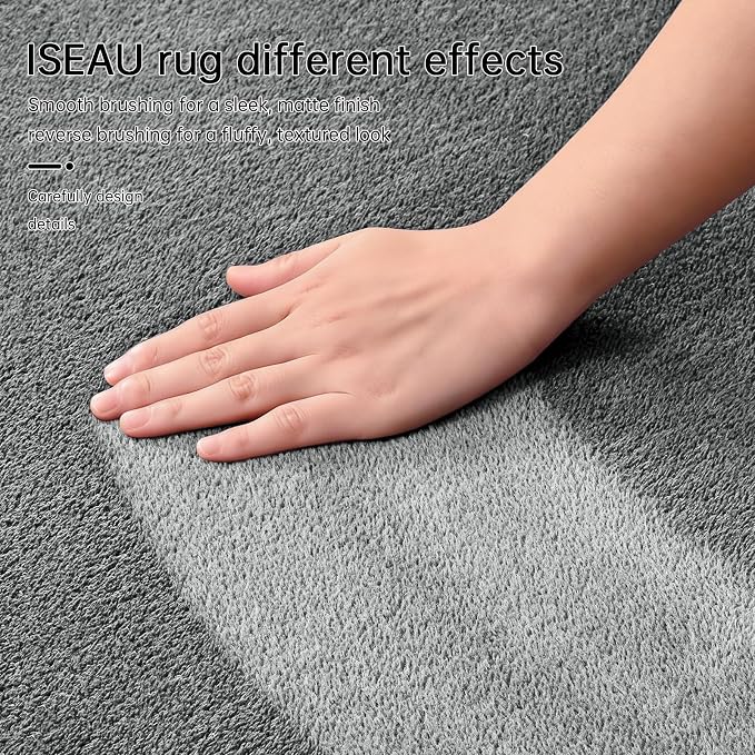 ISEAU 4x6 Rug for Bedroom, Soft Memory Foam Carpet - Image 3