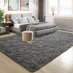 Tepook Soft Fluffy Rugs for Bedroom, 4x6 Area Rug for Living Room, Modern - Image 2