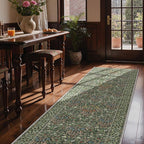 GENIMO Floral Washable Runner Rug 2’6” x 10’, Non-Slip Long Hallway Carpet - Image 5