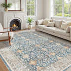 Vintage Living Room Area Rug 10x12 by COTILED