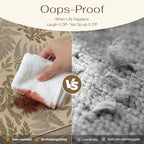 Easy Jute Rug Outdoor Indoor 6x9 Patio Mat Porch Brown Natural Non Slip Area Rug - Image 4