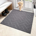 PURRUGS Dirt Trapping Door Mat 48" x 48", Non-Slip Machine Washable Entry Rug by PURRUGS