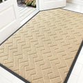 OLANLY Front Door Mat Indoor Outdoor Entrance, Waterproof All-Season, by OLANLY