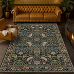 Hazo Haus Vintage Floral Area Rug 5x7 - Image 7