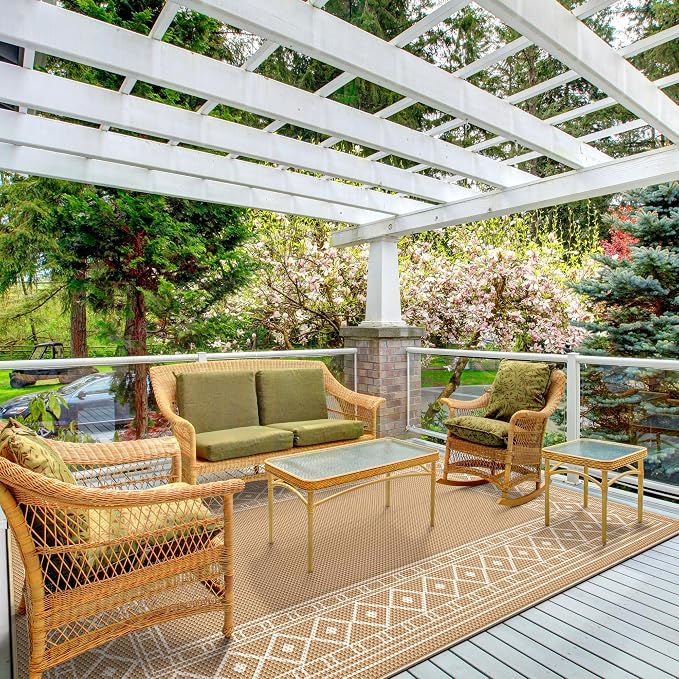 GENIMO Outdoor Rug Waterproof 6'x9' - Image 8