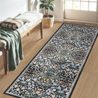 Runner Rug for Entryway: 2.6x8 Kitchen Rugs Non Slip Washable Ultra-Thin Soft - Image 3