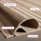 SAFAVIEH Washable Rug Outdoor Courtyard Collection - Image 2