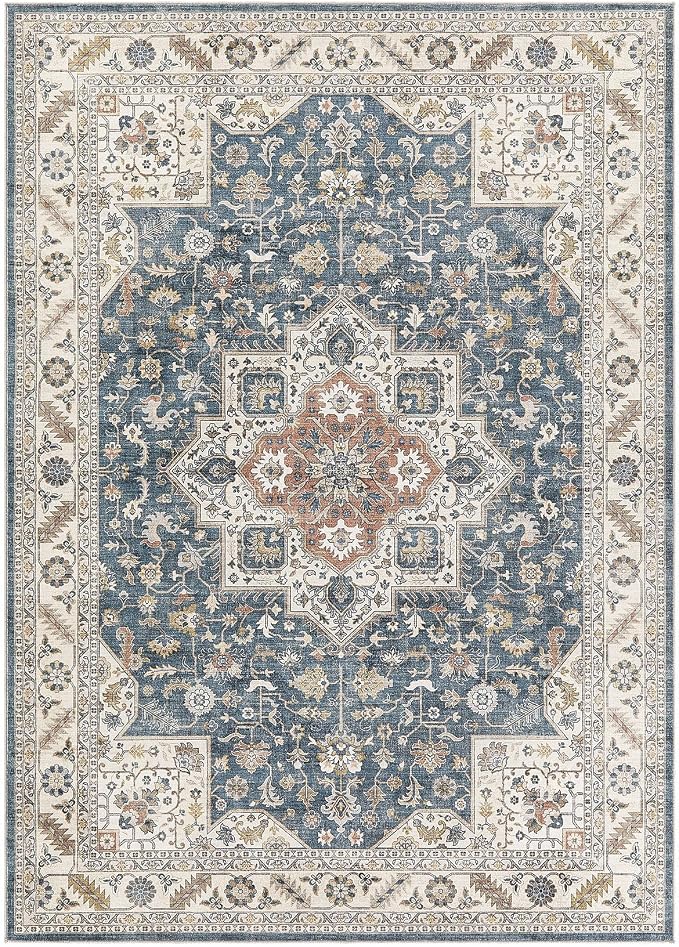 Vintage Living Room Area Rug 6x9 - Image 9