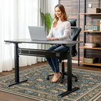 36"x60" Office Chair Mat for Hardwood Tile Floor, Under Desk Carpet Protector - Image 2
