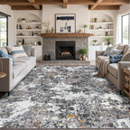 8x10 Area Rug for Living Room Bedroom: Large Washable Rug - Image 10