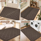 BEQHAUSE Dirt Trapper Door Mat 36" x 60", Doormat Non-Slip Entryway Rugs - Image 8