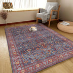 Washable Area Rug 3' x 5 ' Vintage Traditional Persian Mat - Image 4