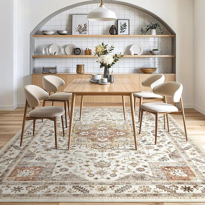 Vintage Living Room Area Rug 7x9 - Image 8