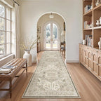 Madane Hallway Runner Rug 2'6''x10' Kitchen Runner, Non Slip Vintage Runners - Image 4