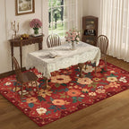 DUKINO 5x7 Area Rug, Floral Rugs - Image 4