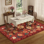 DUKINO 6x9 Area Rug, Floral Rugs - Image 4