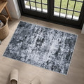 Washable Area Rug 2x3 Entryway Rug: Washable Modern Abstract Soft Thin Rug by FXRHLP