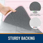 OLANLY Memory Foam Long Bathroom Rugs Runner 44x20, Super Soft Absorbent Bath - Image 7