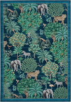 GarveeHome Jungle Washable Rug 9x12 Area Rugs - Image 4