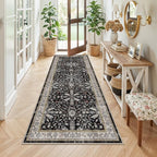 3x7 Washable Non-Slip Kitchen Runner Rug – Soft Low-Pile Stain-Resistant Carpet by BYYVOORugsforYourHome