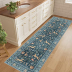 DUKINO 2.6x8 Rug for Hallway, Washable Kitchen Runner Rug - Image 3