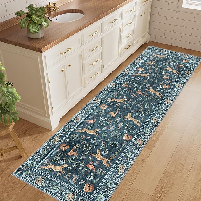 DUKINO 2x10 Rug for Hallway, Washable Kitchen Runner Rug - Image 3