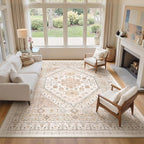 zesthome 9x12 Area Rugs for Living Room, Non-Slip Backing Washable Rugs - Image 4