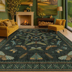 Hazo Haus 7x9 Insect Dark Green Rugs - Image 6