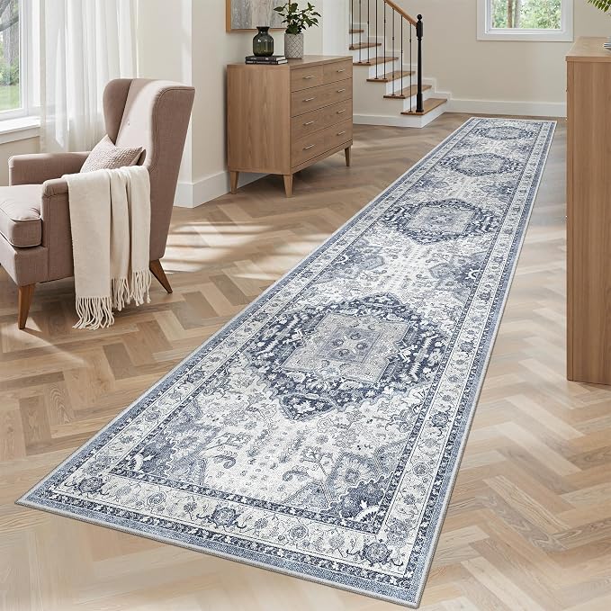 Madane Hallway Washable Runner Rug - Image 4
