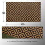 SAND MINE Reversible Mats, Plastic Straw Rug, Modern Area Rug, Large Floor Mat - Image 2