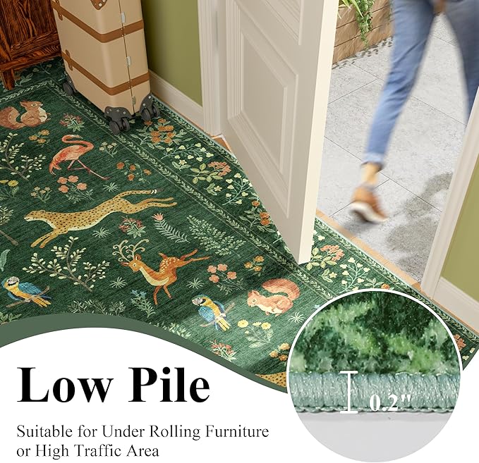 DUKINO 3x10 Washable Runner Rug - Image 7