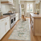 Madane Runner Rug 2x8, Washable Hallway Runner Rugs, Non-Slip Low-Pile Soft - Image 2