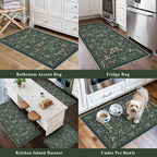 3 Piece Kitchen Rug Set, Washable Non-Slip Kitchen Mats - Image 5