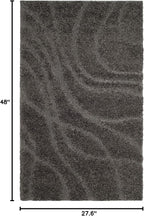 SAFAVIEH Florida Shag Collection Accent Rug - Image 2