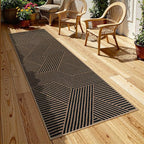 Lahome Enfys Modern Geometric Runner Rug, 2x8 Washable Rug Runners - Image 5