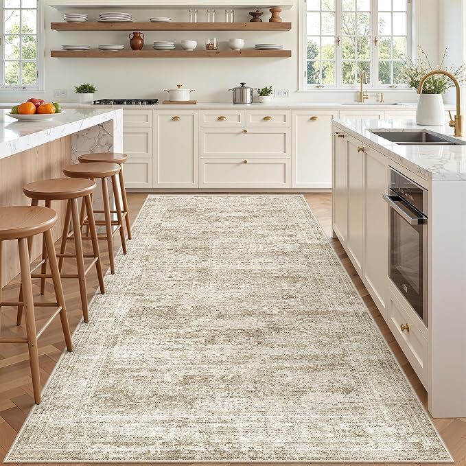 4x8 Rug for Bedroom, Wide Runner Rug for Hallway, Non Slip Washable Runner Rug - Image 4