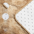 Deerhoo Large Shag Area Rugs 9 x 12, Tie-Dyed Plush Fuzzy Rugs - Image 4