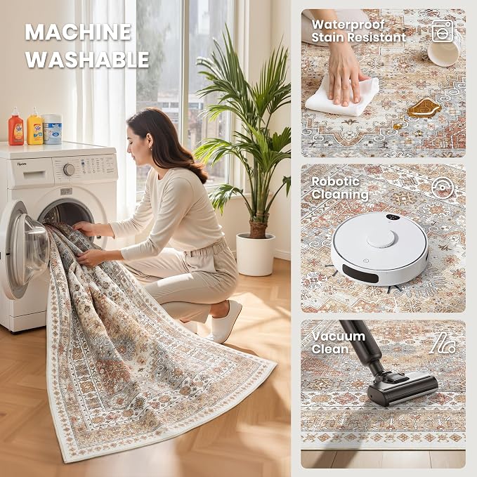 zesthome Washable Runner Rug 2.5x14 - Image 4