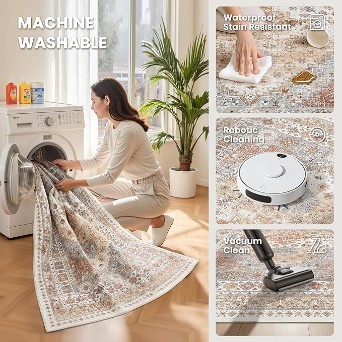 zesthome 3x16 Washable Runner Rug - Image 6