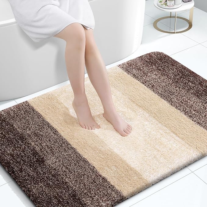 OLANLY Large Bathroom Rugs Mat 44x32, Extra Soft Absorbent Microfiber Bath Rugs by OLANLY