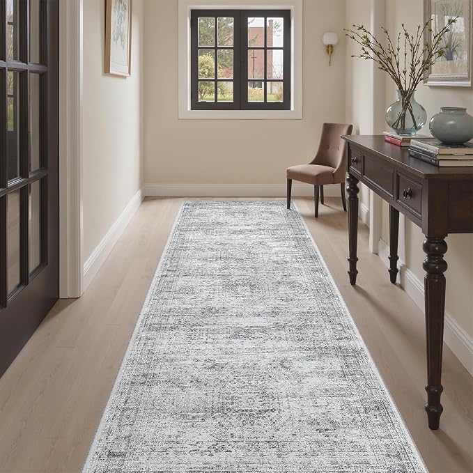 Soalmost Runner Rug 3x8 Washable Non-Slip Hallway Runner Rugs - Image 4