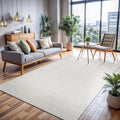 CAMILSON Easy Jute Rug 6x9, Indoor Outdoor Off-White Farmhouse Area Rugs by CAMILSONIndoorOutdoorAreaRugs