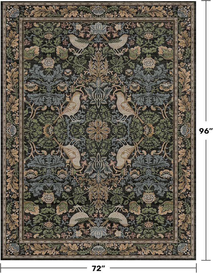 Washable Living Room Rug 6x8 - Image 2