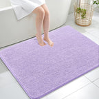OLANLY Large Bathroom Rugs 40x32, Extra Soft Absorbent Chenille Bath Rugs by OLANLY